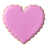 Heart Scalloped Cookie Cutter 4 In. B1403