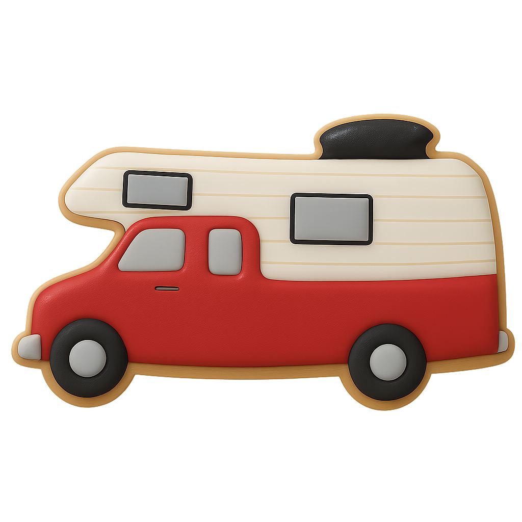 RV Camper Cookie Cutter 4 in B1422