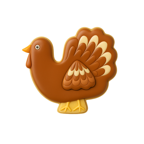 Turkey Cookie Cutter 5.75 in B1423