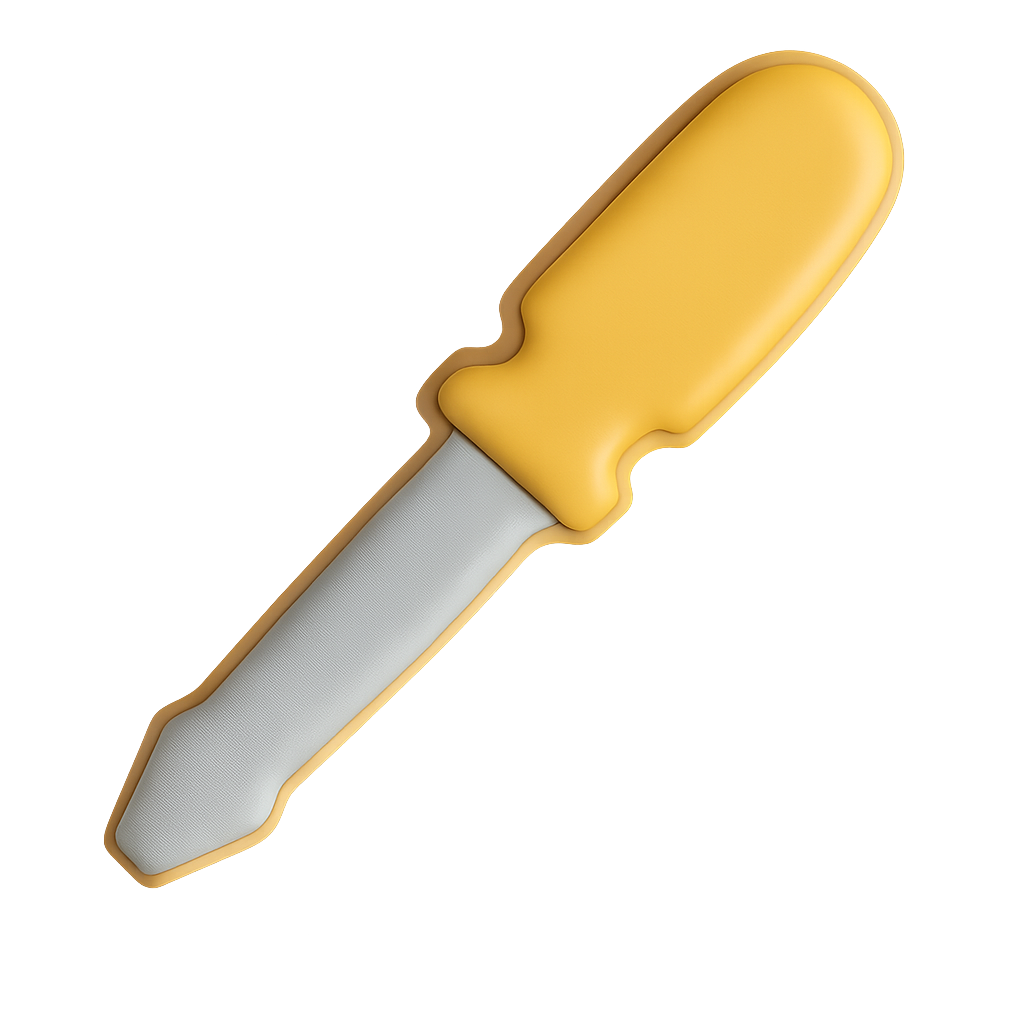 Screwdriver Cookie Cutter 4 in B1464