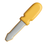 Screwdriver Cookie Cutter 4 in B1464