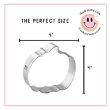 Pumpkin Cookie Cutter 4 in B1480