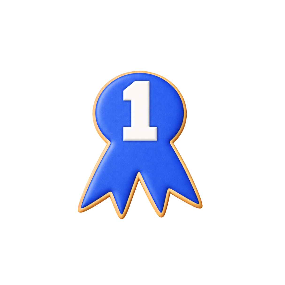 Prize Ribbon Cookie Cutter 4.5 in B1484