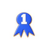 Prize Ribbon Cookie Cutter 4.5 in B1484