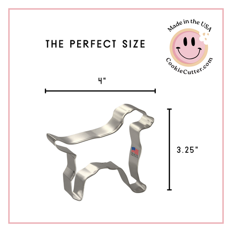 Labrador Retriever Dog Cookie Cutter 4 in B1494