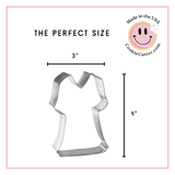 Nurse Scrubs Cookie Cutter 4 in B1498