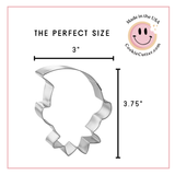 Elf Face Cookie Cutter 3.75 in B1509