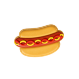 Hot dog Cookie Cutter 4 in B1525