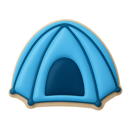 Tent Cookie Cutter 4 in B1531