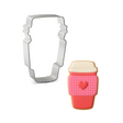 Latte Cup Cookie Cutter 4 in B1537