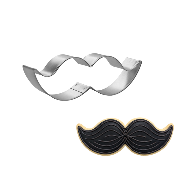 Mustache / Moustache Cookie Cutter 4.75 in B1545