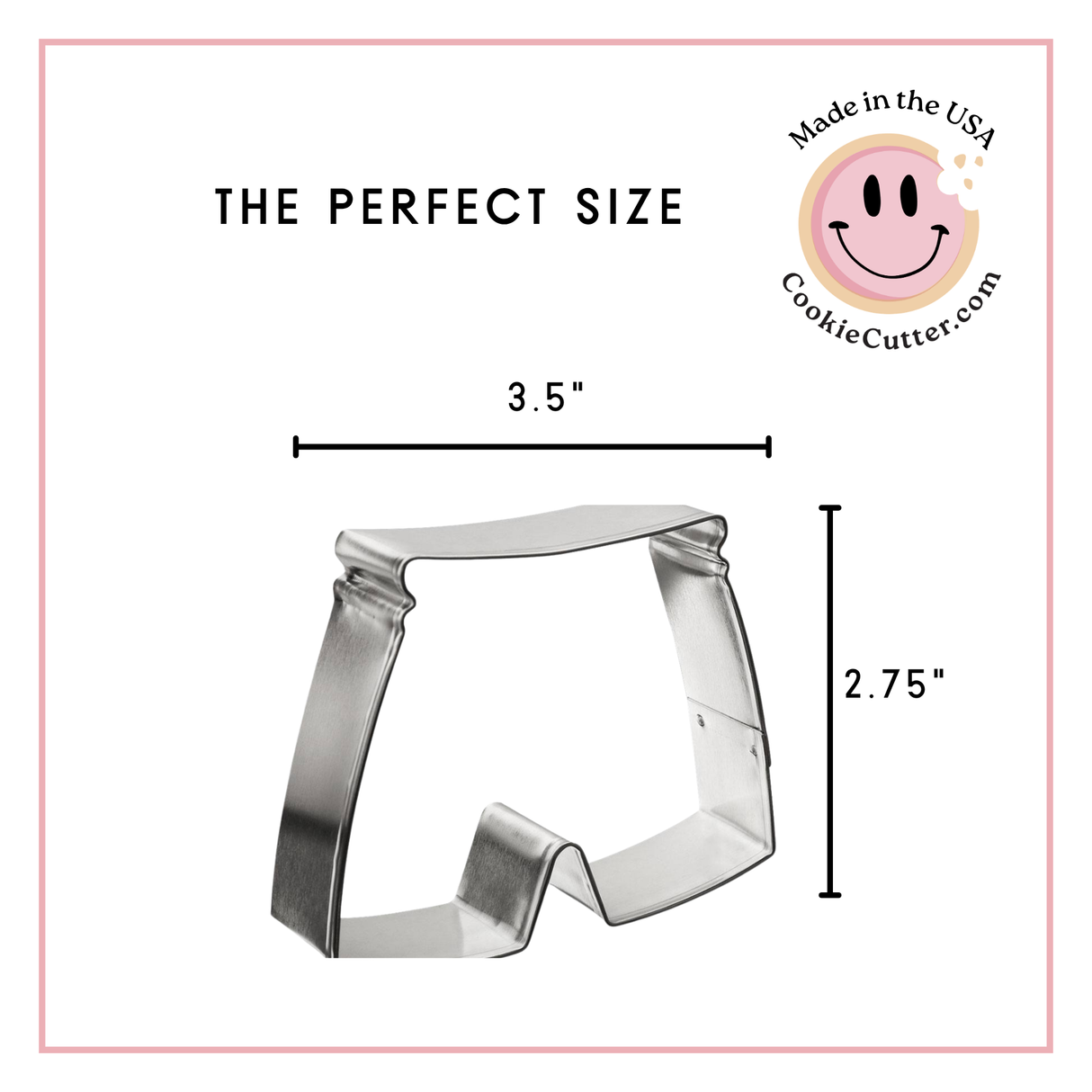 Swimming Trunks Cookie Cutter 3.5 in B1550