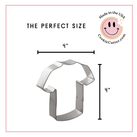 Sports Jersey / T Shirt / Medical Scrub Cookie Cutter 4 in B1552