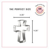 Confirmation Cross Cookie Cutter 4 3/8 in B1553