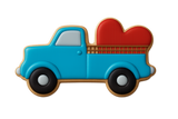 Truck with Heart Cookie Cutter 5 in B1559