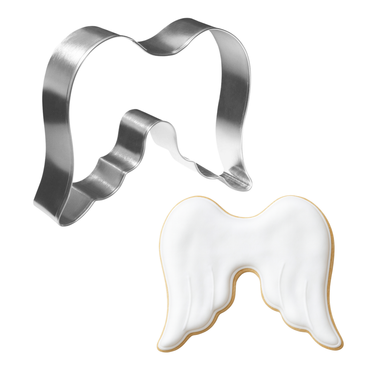 Angel Wings Cookie Cutter 4 in B1566