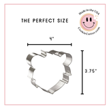 Lion Face Cookie Cutter 4 in B1569