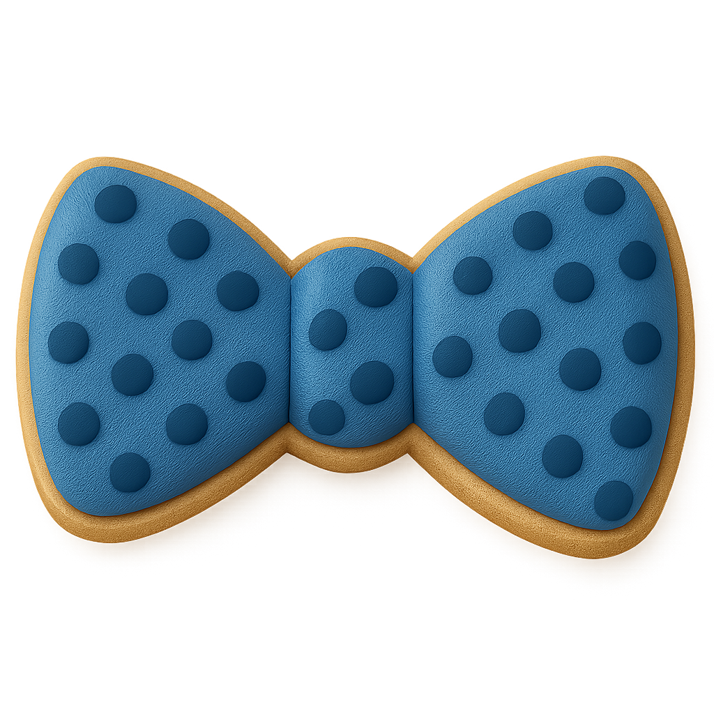 Bow Tie Cookie Cutter 4 in B1575