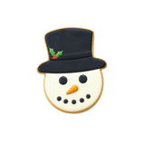 Snowman Face With Hat Cookie Cutter 3.75 in B1583