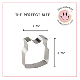 Vest Cookie Cutter 3.75 in B1589