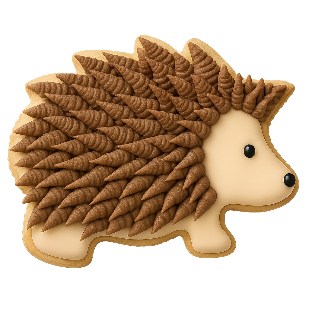 Hedgehog Cookie Cutter 3.75 in B1601