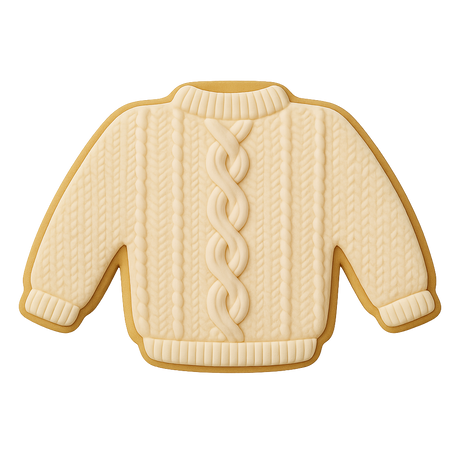 Sweater Cookie Cutter 4.25 in B1605