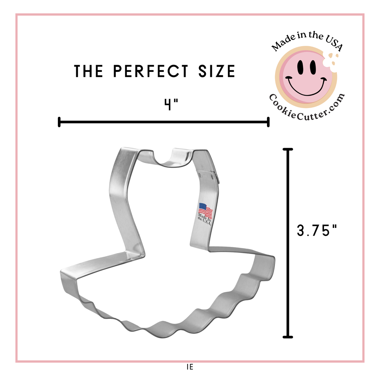 Tutu Cookie Cutter 4 in B1616
