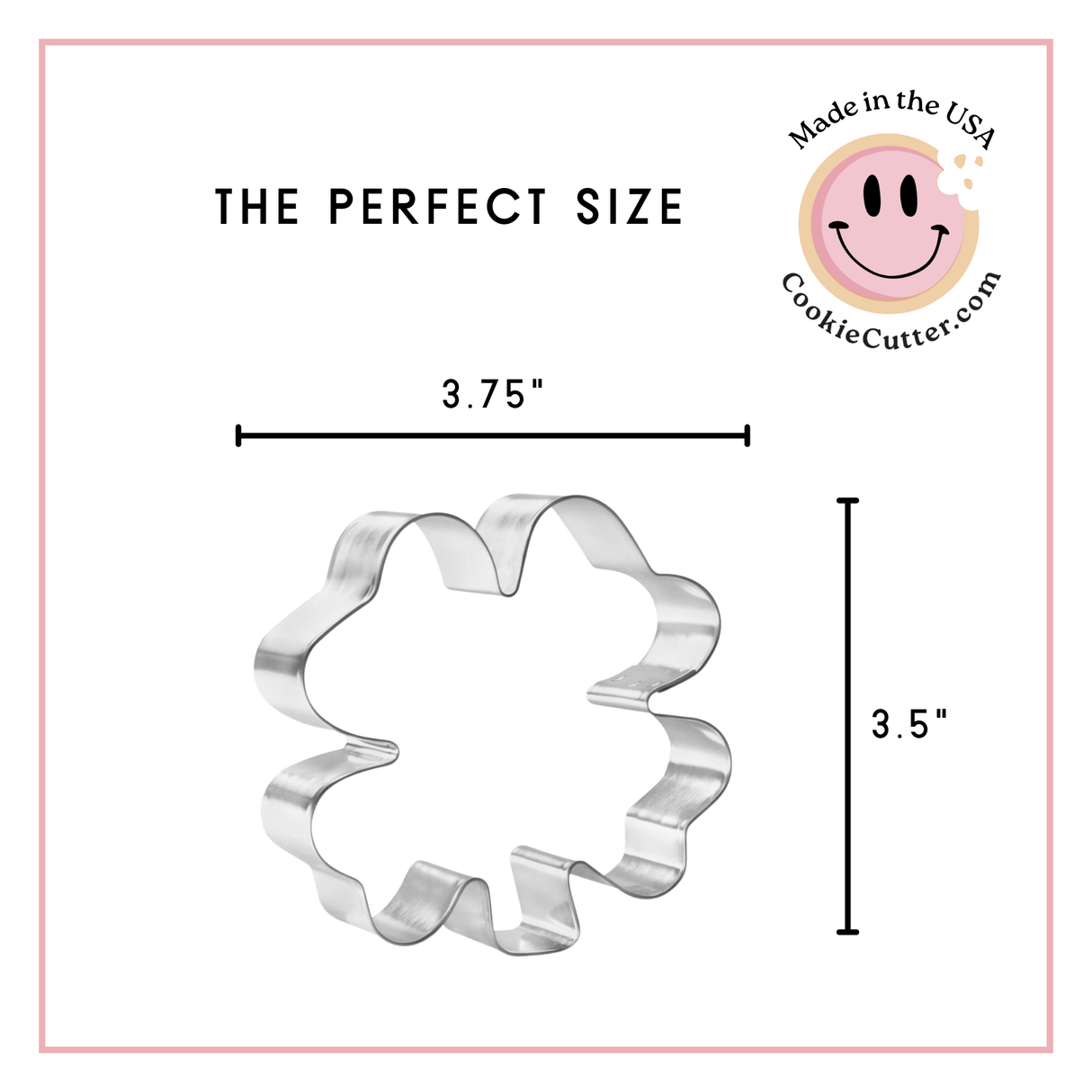 Four Leaf Clover Cookie Cutter 3 Pc Set HS0476