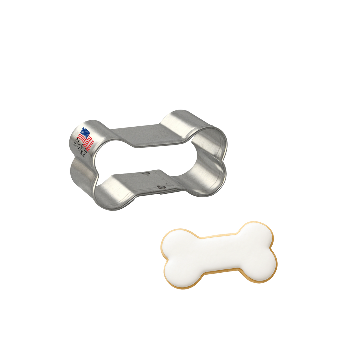 Dog Bone Cookie Cutter 2 in B1621