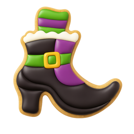 Witch Shoe Cookie Cutter 3.75 in B1635