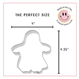 Ghost Trick-or-Treater Cookie Cutter 4.25 in B1636