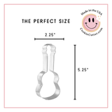 Guitar Ukulele Cookie Cutter 5.25 in B1646