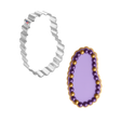 Mardi Gras Beads, Necklace, Hawaiian Lei Cookie Cutter 4 in B1678