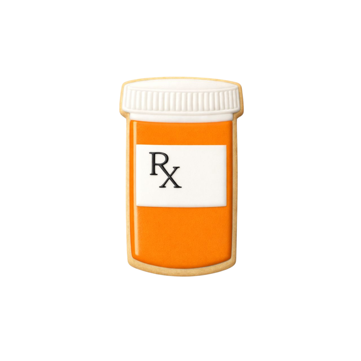 Pill Rx Bottle Cookie Cutter 3.75 in B1689