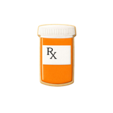 Pill Rx Bottle Cookie Cutter 3.75 in B1689