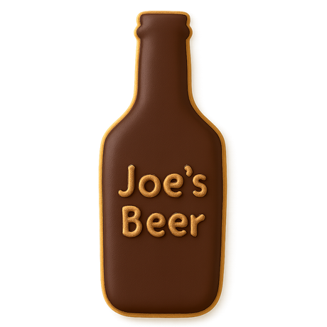 Soda or Beer Bottle Cookie Cutter 6 in B1718