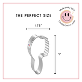 Hair Brush Cookie Cutter 4 in B1728