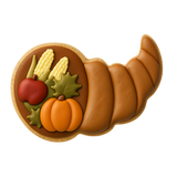 Cornucopia Cookie Cutter 3.25 in B1735