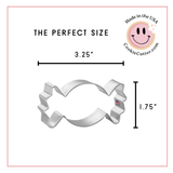 Candy Wrapper Party Cracker Cookie Cutter 3.25 in B1742