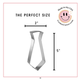 Neck Tie Cookie Cutter 5 in B1744