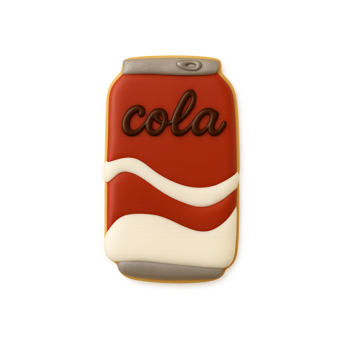 Soda Beer Can Cookie Cutter 4 in B1749