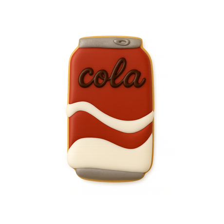 Soda Beer Can Cookie Cutter 4 in B1749