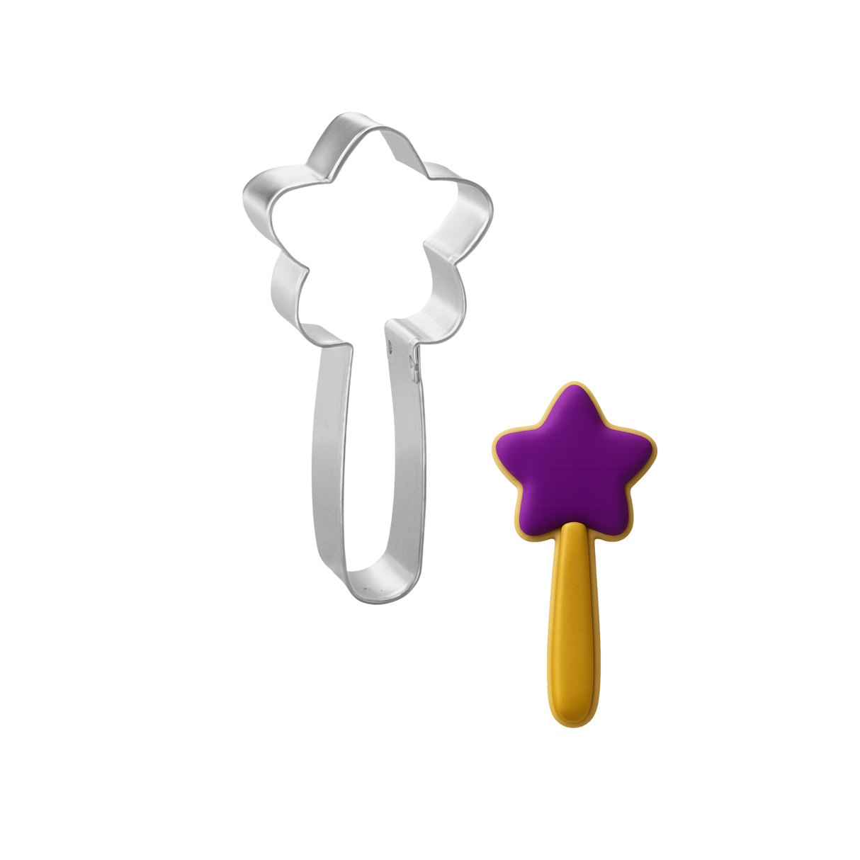 Magic Wand Cookie Cutter 4 in B1753