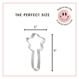 Magic Wand Cookie Cutter 4 in B1753