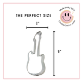 Electric Guitar Cookie Cutter 5 in B2016