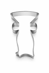 Martini Glass with Bow Cookie Cutter 4 in B2058