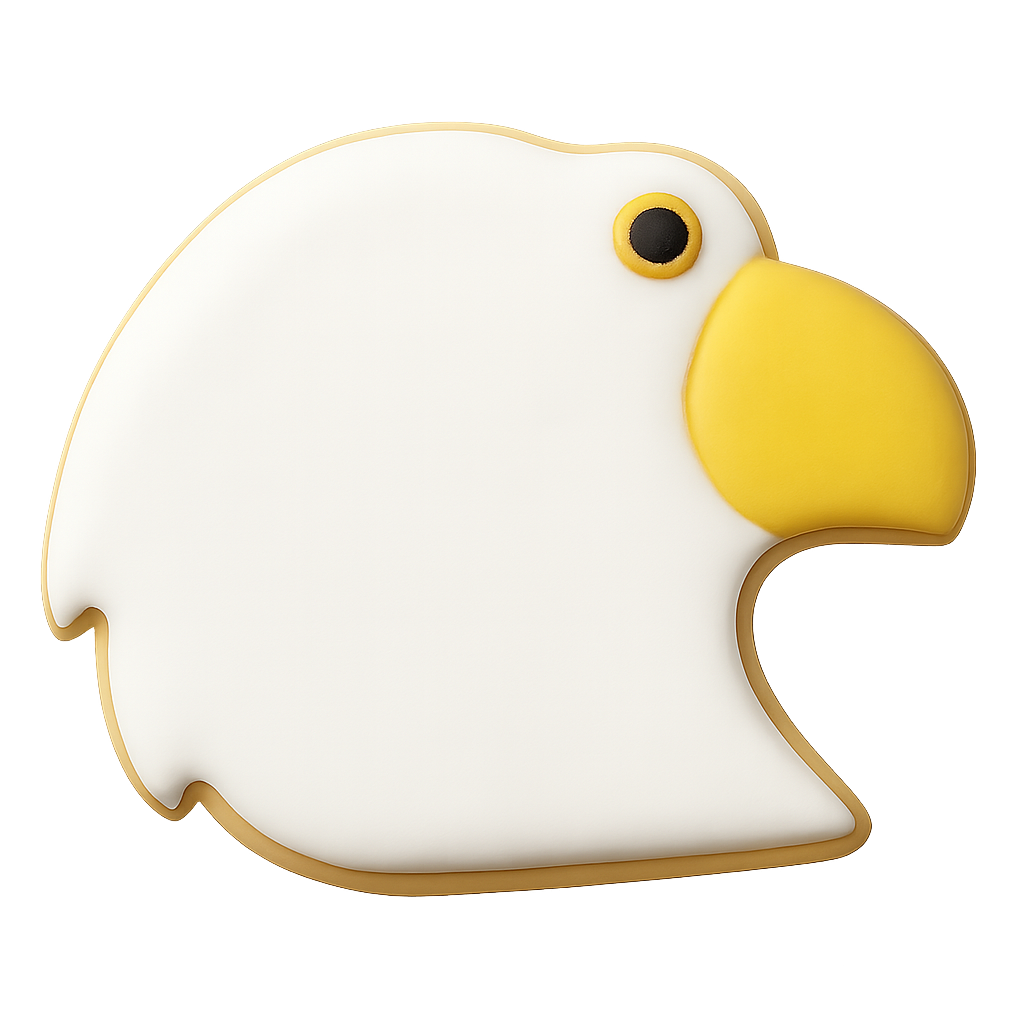 Eagle Hawk Head Cookie Cutter 4.5 in B1695
