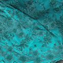 Beaded Lace Mesh Jade