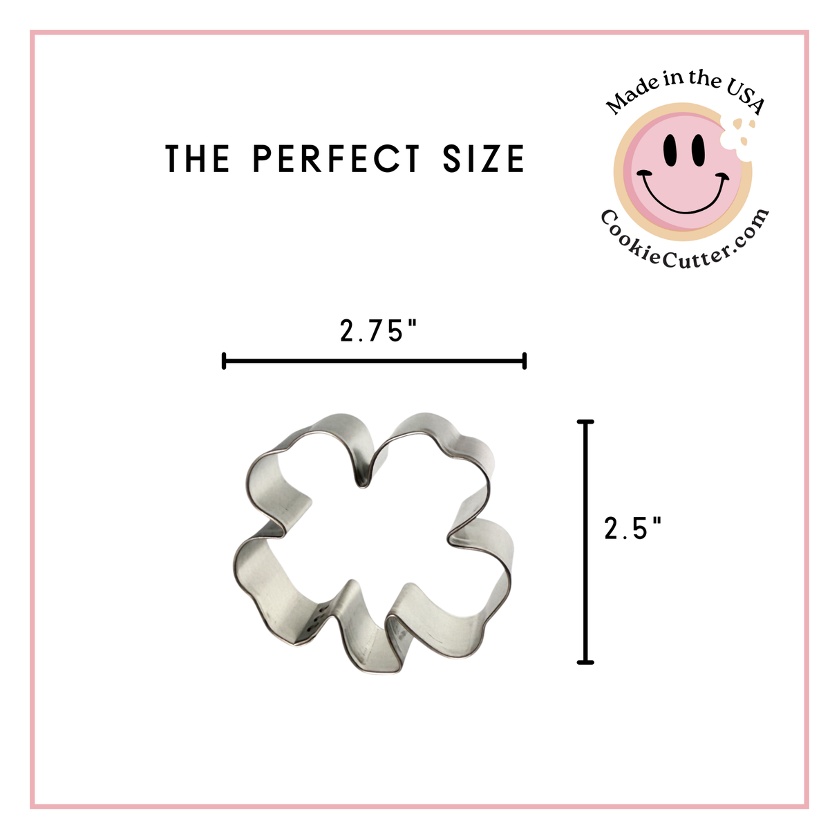 Four Leaf Clover Cookie Cutter 3 Pc Set HS0476