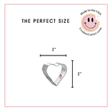 Heart Cookie Cutter 2.25 in B949